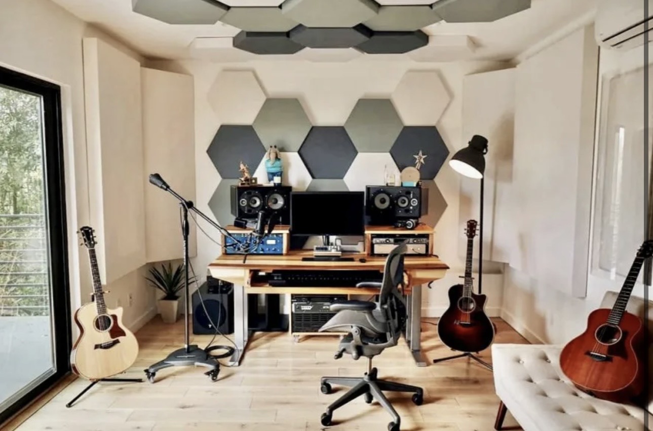 Home recording studio setup